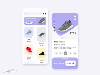 E-Commerce App Design