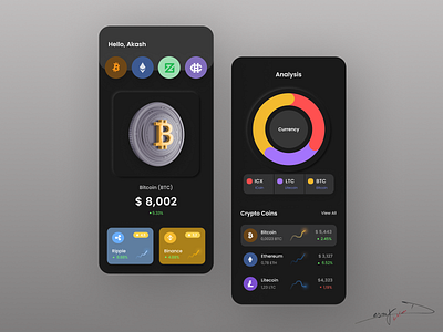 Crypto App UI Design