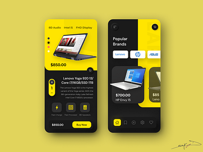 E-Commerce App Design app app design bankingapp design ecommerceapp shoppingapp ui
