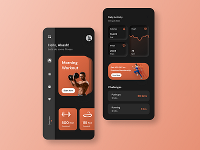 Fitness App Design