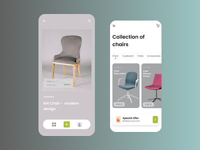 Furniture App Design