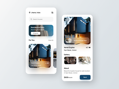 Real Estate App Design