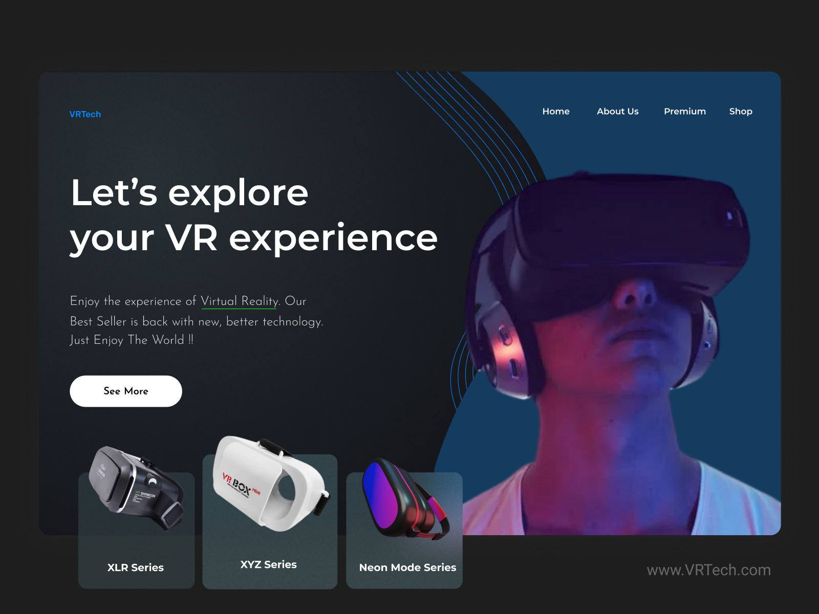 AR/VR Website Design by DesignX - A Product Engineering Agency on Dribbble