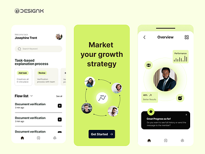 Market Strategy Planner app app design branding marketing ui