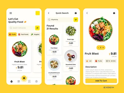 Food Delivery App app attractive creative dribbble food fooddelivery swiggy ui yellow zomato