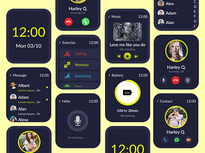 Smart Watch Interface Design