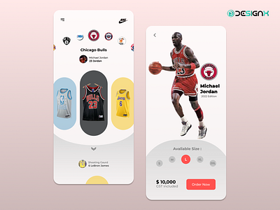 Sportswear Ecommerce app football mobile nike sports ui ux