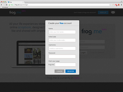 Create Account app design fiftyonezero flat interface metro texture ui web
