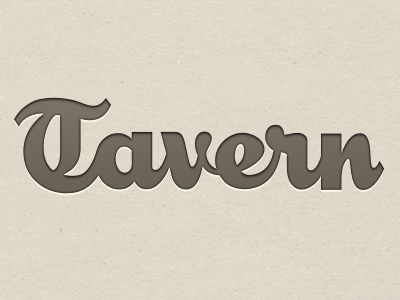 Tavern Branding Final beer brand branding iphone lettering logo social type typography