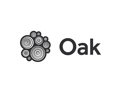 Oak brand log logo oak open source wood