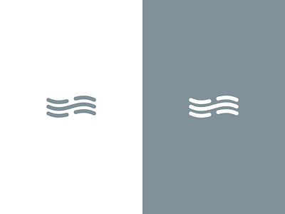 H branding fog gray h identity letter logo mist monogram wave