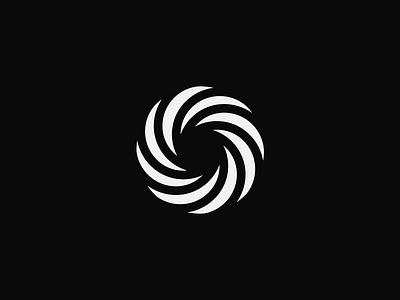Anthos Logo brand circle dynamic logo recruitment spiral team together