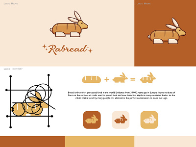 Rabread Logo Branding branding design icon illustration logo vector