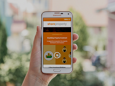 Share Property Responsive Website Concept Design concept design property responsive samsung website
