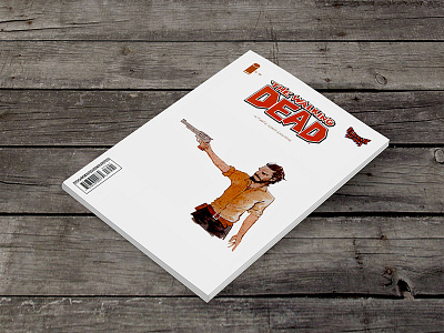 Walking Dead Cover Concept comic book comic book comic design concept design fan art rick the walking dead