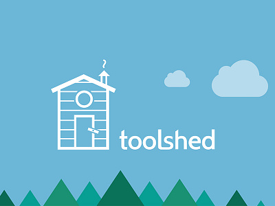 Toolshed Logo flat design logo design vector illustration