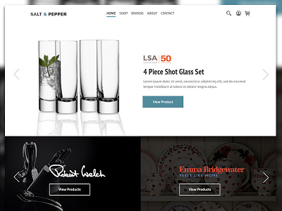 Salt & Pepper Web Design ecommerce online shop responsive web design web design