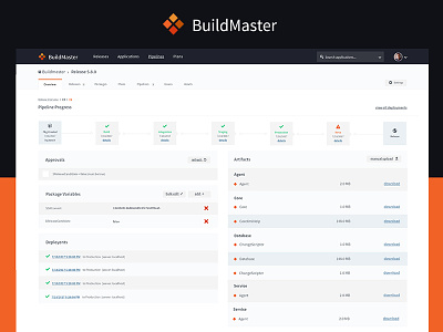 UI Redesign for BuildMaster gray tones minimal design software design ui design