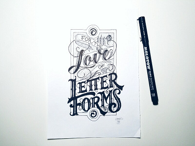 For the love of letterforms