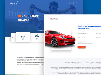 Insurance website bharat insurance re vehicle