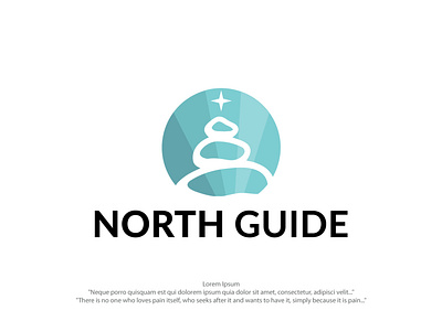 North Guide abstract logo business logo company logo creative logo design graphic design guide logo logo minimal logo traveller logo