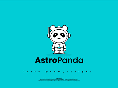 Astronaut Panda Logo