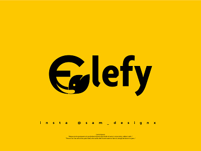 Elefy Combination Mark Logo