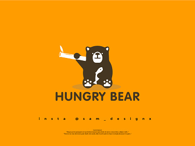 Hungry Bear Concept 3d abstract logo animal logo animation brand logo branding business logo company logo creative logo custom logo design graphic design illustration logo minimal logo motion graphics negative space logo pictorial logo trend logo ui