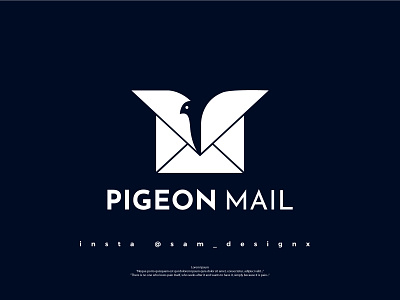 Pigeon Mail Concept 3d abstract logo animation art branding business logo company logo creative logo custom logo design graphic design illustration logo minimal logo minimalist logo motion graphics negative space logo pictorial logo trend logo ui