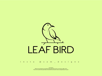 leafbird concept abstract logo brand logo business logo company logo conceptual logo creative logo design graphic design lineart lineart logo logo minimal lineart minimal logo minimalist logo website logo