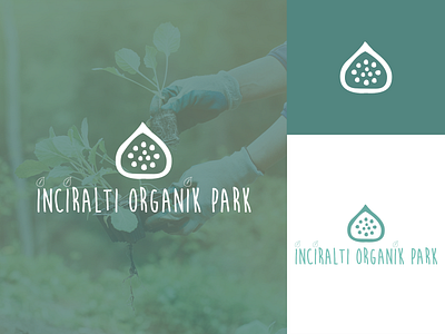 Inciralti Organic Park design flat logo