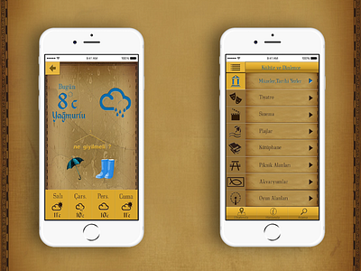 Geziname - Tour App Design mobile app piri reis ui ui app