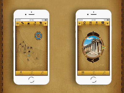 Geziname - Tour App Design app design mobile app design piri reis ui ui design