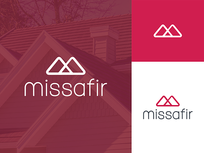 Logo Design - Missafir branding design home house logo missafir real estate