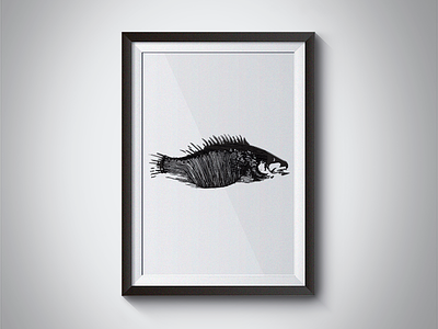 Illustration - Fish design draw illustration