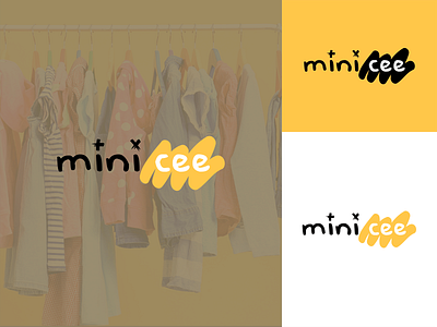 Logo - Minicee design kids logo logotype peekaboo wearing