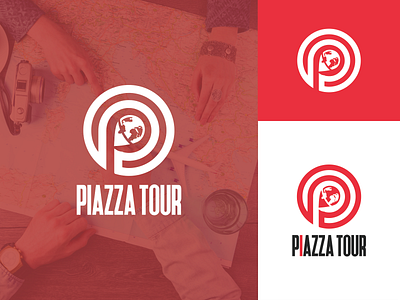 Logo - Piazza Tour amblem branding design logo piazza tour