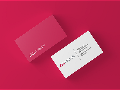 Corporate Business Card - missafir brand business card corporate branding identity logo