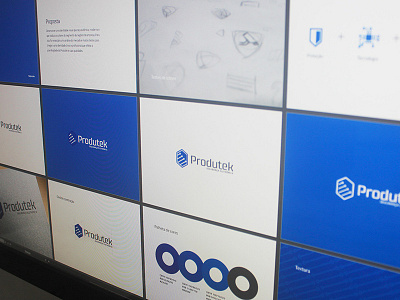 Produtek Branding - Presentation branding brazil identity logo security simple technology