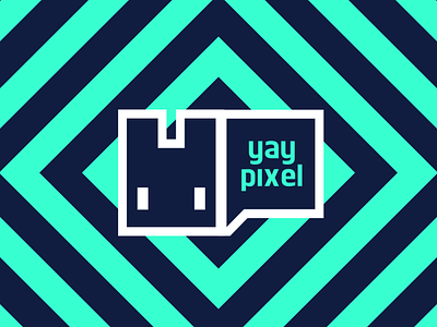 Yay Pixel Logo Design branding design illustration logo pixel art