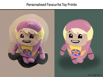 Toys design illustration personalised toys