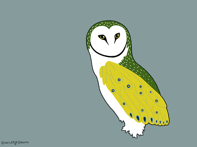 Oscar Owl animals design digital drawing illustration owl