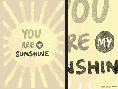 You are my Sunshine brushes design digital drawing illustration sun sunshine