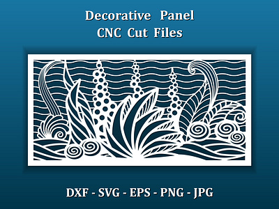 Undersea world panel, Laser cnc cut files