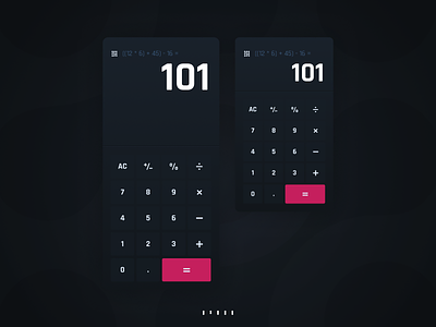 DUI — 004 (#DailyUI - Calculator) calculator challenge concept dailyui design simple ui