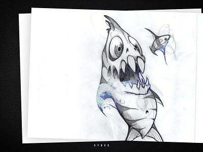 Sketchbook — Bigger Fish challenge fish illustration quick sketch sketchbook stylized tattoo