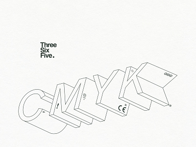 CMYK 3d branding design graphic design illustration logo typography vector