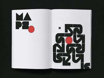 MAPS. branding design graphic design illustration logo typography