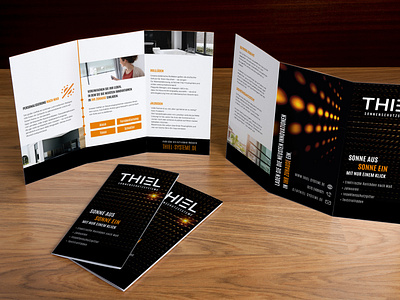 Tri-fold brochure Thiel