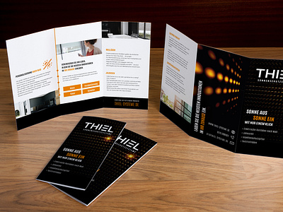 Tri-fold brochure Thiel